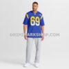 Mens Nike Kevin Dotson Royal Los Angeles Rams Game Jersey
