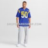 Mens Nike Beaux Limmer Royal Los Angeles Rams Team Game Jersey
