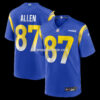 Mens Nike Davis Allen Royal Los Angeles Rams Home Game Jersey