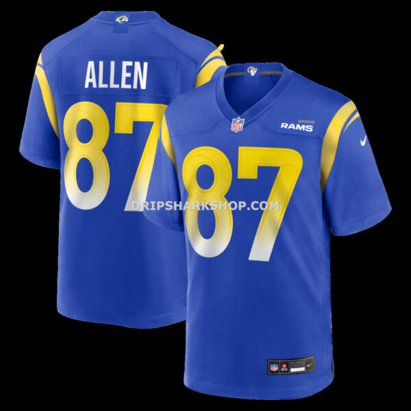 Mens Nike Davis Allen Royal Los Angeles Rams Home Game Jersey