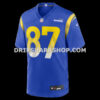 Mens Nike Davis Allen Royal Los Angeles Rams Home Game Jersey