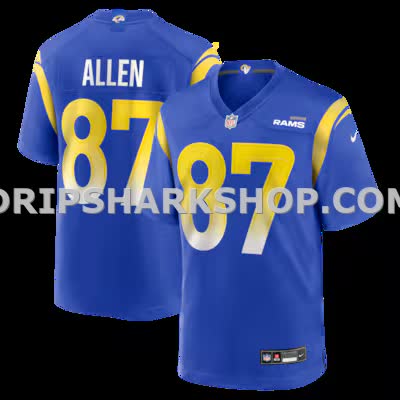 Mens Nike Davis Allen Royal Los Angeles Rams Home Game Jersey