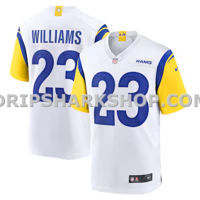 Mens Nike Kyren Williams White Los Angeles Rams Game Jersey