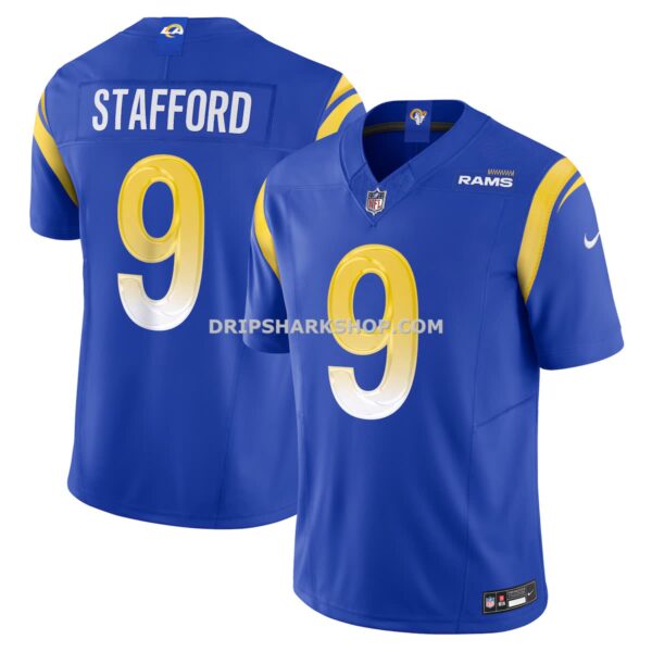Mens Nike Matthew Stafford Royal Los Angeles Rams Vapor Fuse Limited Jersey