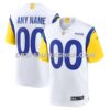NFL197b42M01-b4dc6f Mens Nike White Los Angeles Rams Alternate Custom Jersey Pi4292000