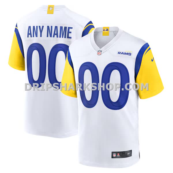 Mens Nike White Los Angeles Rams Alternate Custom Jersey Pi4292000