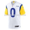Mens Nike Byron Young White Los Angeles Rams Team Game Jersey