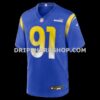 Mens Nike Kobie Turner Royal Los Angeles Rams Home Game Jersey