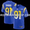 Mens Nike Kobie Turner Royal Los Angeles Rams Home Game Jersey