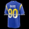 Mens Nike Tyler Davis Royal Los Angeles Rams Team Game Jersey