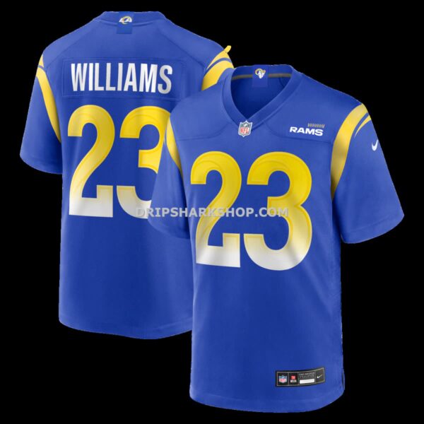 Mens Nike Kyren Williams Royal Los Angeles Rams Game Player Jersey