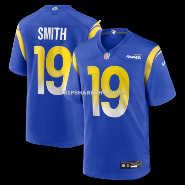 Mens Nike Xavier Smith Royal Los Angeles Rams Home Game Jersey