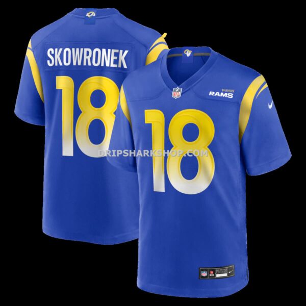 Mens Nike Ben Skowronek Royal Los Angeles Rams Game Jersey