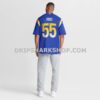 Mens Nike Braden Fiske Royal Los Angeles Rams Team Game Jersey