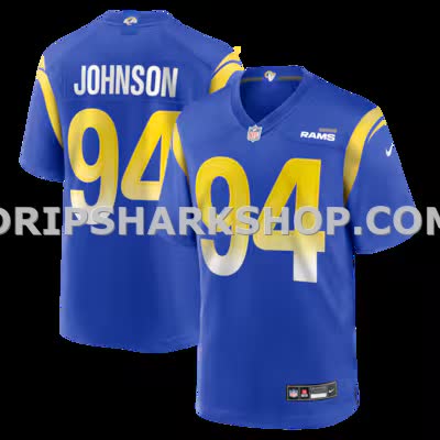 Mens Nike Desjuan Johnson Royal Los Angeles Rams Home Game Jersey