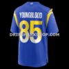 Mens Nike Jack Youngblood Royal Los Angeles Rams Game Retired Player Jersey