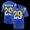 Mens Nike Eric Dickerson Royal Los Angeles Rams Game Retired Player Jersey
