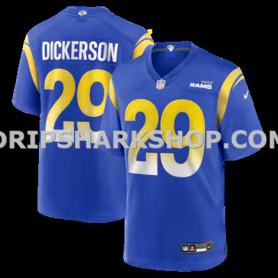 Mens Nike Eric Dickerson Royal Los Angeles Rams Game Retired Player Jersey