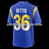 Mens Nike Jerome Bettis Royal Los Angeles Rams Game Retired Player Jersey
