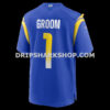 NFL19dc83G06-12ceae Mens Nike Number 1 Groom Royal Los Angeles Rams Game Jersey