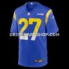 Mens Nike Jarquez Hunter Royal Los Angeles Rams Team Game Jersey