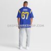 Mens Nike Justin Dedich Royal Los Angeles Rams Game Jersey