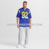 Mens Nike Harrison Mevis Royal Los Angeles Rams Team Game Jersey