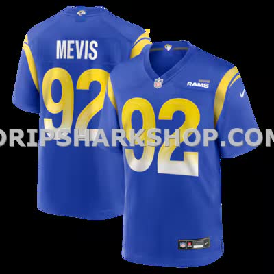 Mens Nike Harrison Mevis Royal Los Angeles Rams Team Game Jersey
