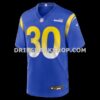 Mens Nike Josh Wallace Royal Los Angeles Rams Game Jersey