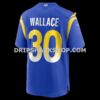 Mens Nike Josh Wallace Royal Los Angeles Rams Game Jersey