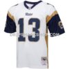Mens Mitchell And Ness Kurt Warner White Los Angeles Rams Big And Tall 2001 Retired Player Replica Jersey Pi4995000