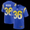 NFL19f231G04-acf1a3 Mens Nike Charles Woods Royal Los Angeles Rams Game Jersey