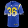 NFL19f231G05-399738 Mens Nike Charles Woods Royal Los Angeles Rams Game Jersey