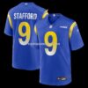 NFL19f6baG04-633123 Mens Nike Matthew Stafford Royal Los Angeles Rams Player Game Jersey