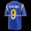 NFL19f6baG06-ea7153 Mens Nike Matthew Stafford Royal Los Angeles Rams Player Game Jersey