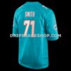 Mens Nike Kion Smith Aqua Miami Dolphins Game Jersey