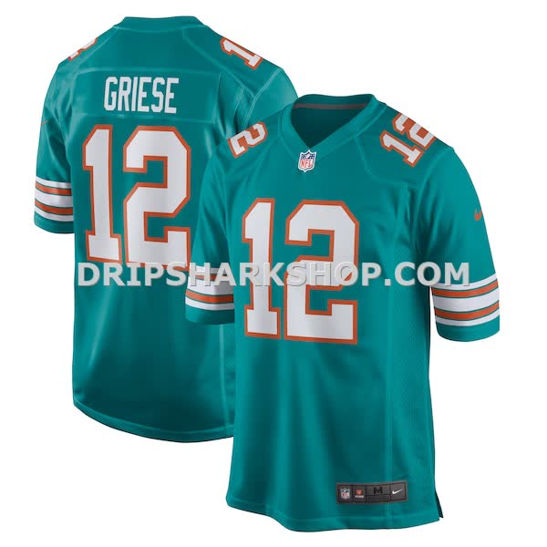 Mens Nike Bob Griese Aqua Miami Dolphins Retired Player Jersey Pi4268000