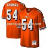 Mens Mitchell And Ness Zach Thomas Orange Miami Dolphins Legacy Replica Jersey Pi3604000