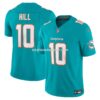 Mens Nike Tyreek Hill Aqua Miami Dolphins Vapor Fuse Limited Jersey