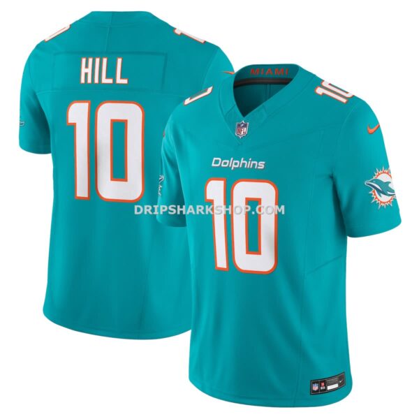 Mens Nike Tyreek Hill Aqua Miami Dolphins Vapor Fuse Limited Jersey