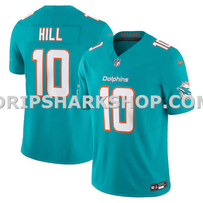 Mens Nike Tyreek Hill Aqua Miami Dolphins Vapor Fuse Limited Jersey