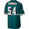 Mens Mitchell And Ness Zach Thomas Aqua Miami Dolphins Legacy Replica Jersey Pi3610000