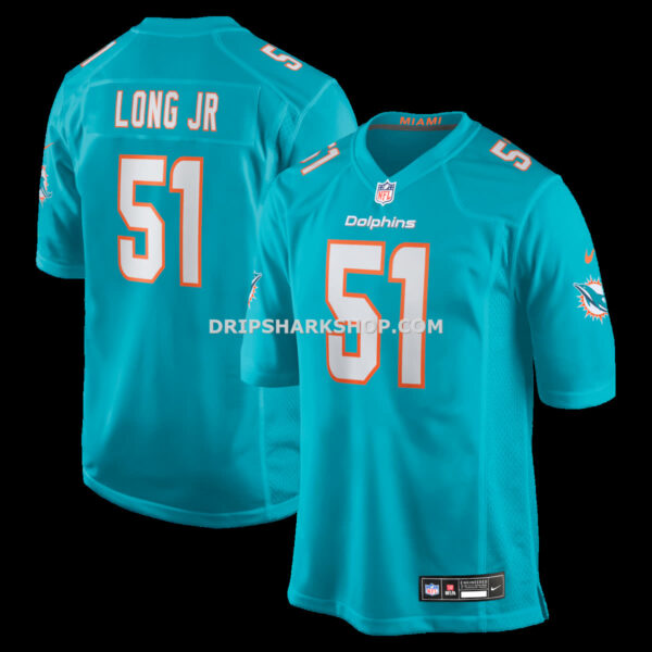 NFL202ccbG04-adadf6 Mens Nike David Long Jr Aqua Miami Dolphins Game Jersey