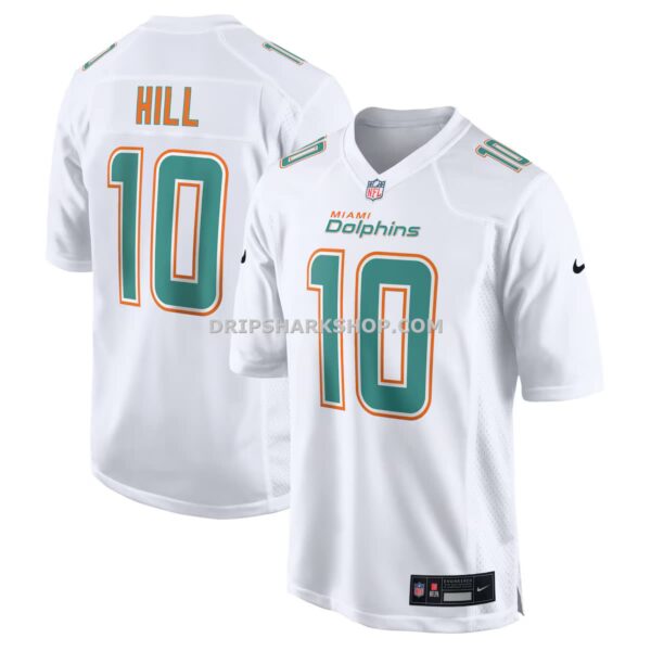 NFL202fd0G04-9f3072 Mens Nike Tyreek Hill White Miami Dolphins Fashion Game Jersey