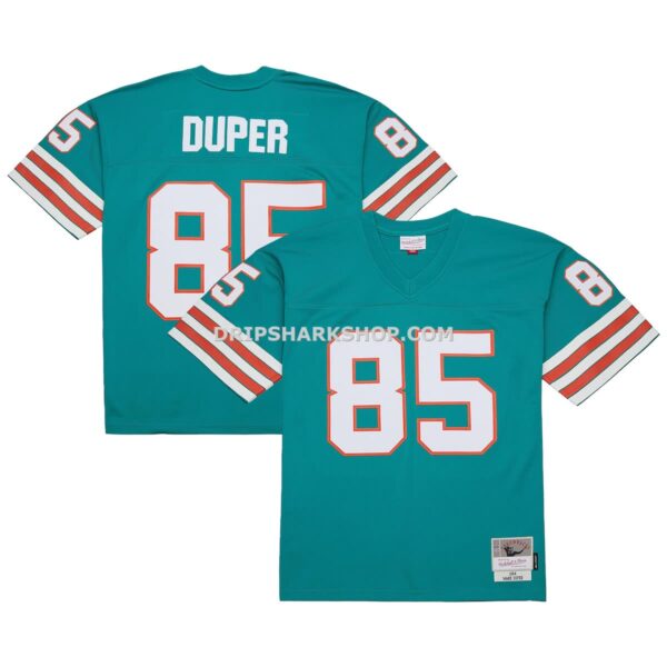 Mens Mitchell And Ness Mark Duper Aqua Miami Dolphins Legacy Replica Jersey