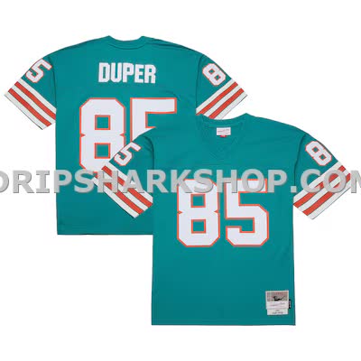Mens Mitchell And Ness Mark Duper Aqua Miami Dolphins Legacy Replica Jersey