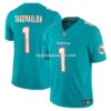NFL2032e0G04-eb5560 Mens Nike Tua Tagovailoa Aqua Miami Dolphins Vapor Fuse Limited Jersey