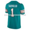 NFL2032e0G14-8b5807 Mens Nike Tua Tagovailoa Aqua Miami Dolphins Vapor Fuse Limited Jersey