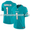 NFL2032e0M01-fa86d9 Mens Nike Tua Tagovailoa Aqua Miami Dolphins Vapor Fuse Limited Jersey
