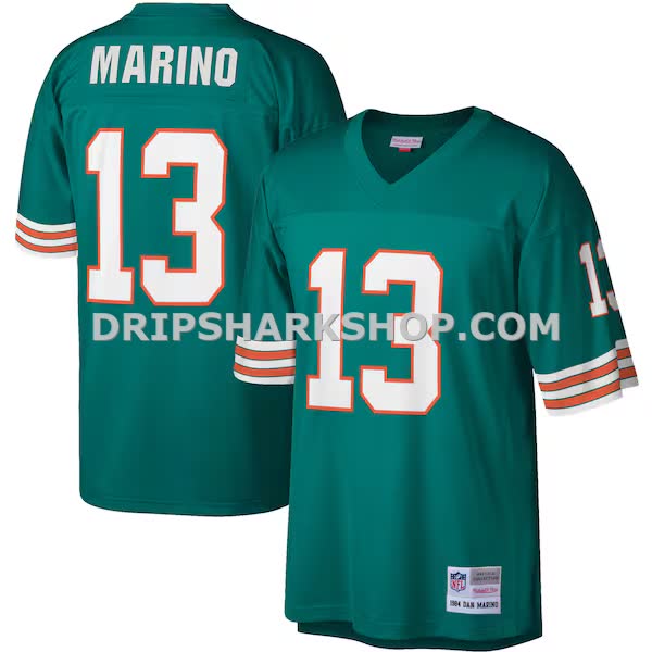 Mens Mitchell And Ness Dan Marino Aqua Miami Dolphins Legacy Replica Jersey Pi3610000